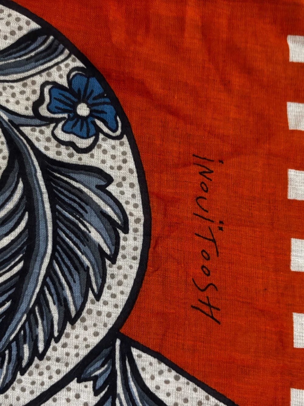 INOUITOOSH Sarong Alma Wrap Scarf Thelma and Louise dog cotton - Picture 3 of 5